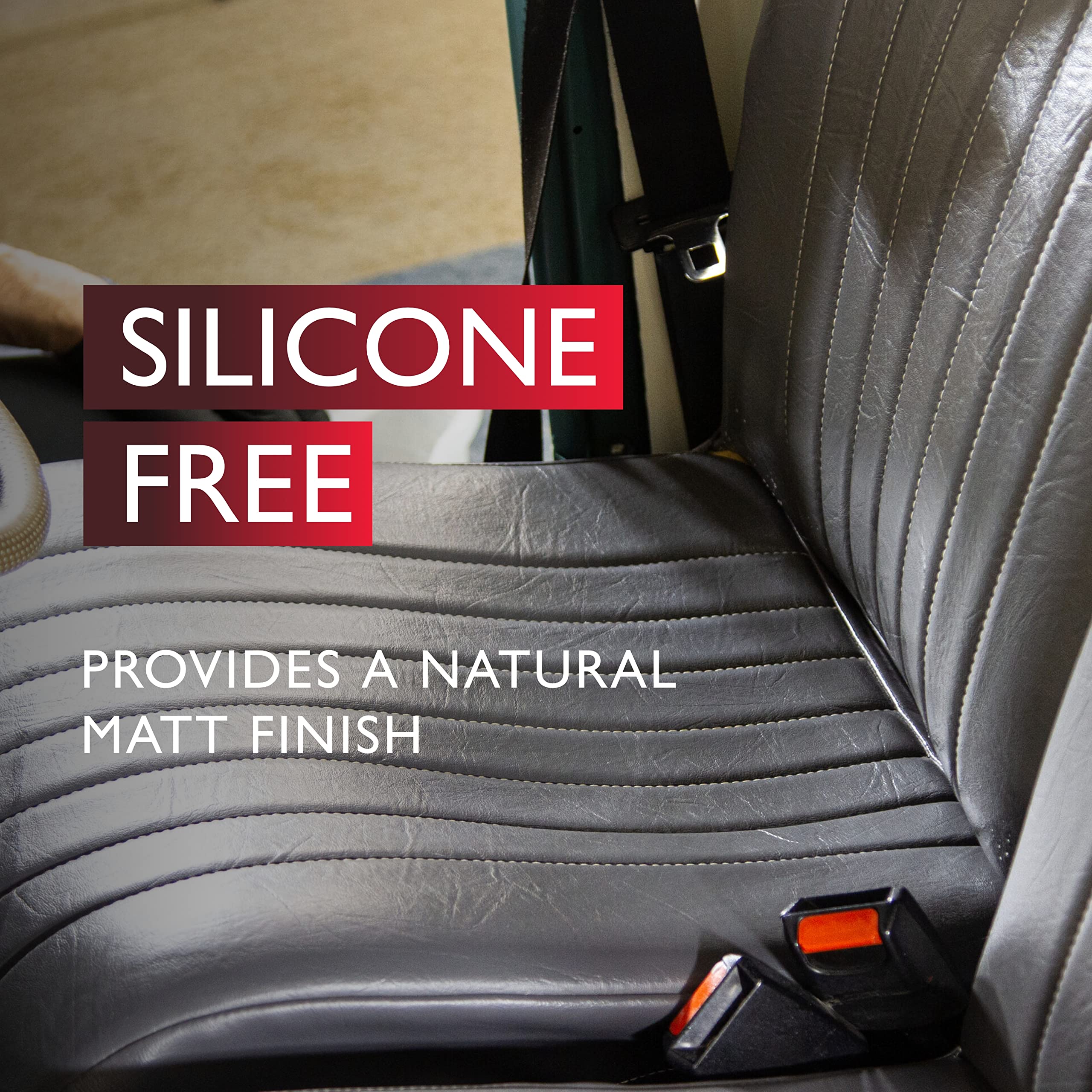 Autoglym Leather Cleaner, 500ml - Car Leather Cleaner Deep Cleans and Freshens Automotive Leather Upholstery, white